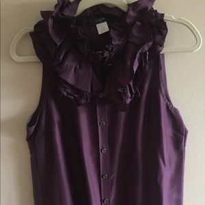 J Crew sleeveless blouse